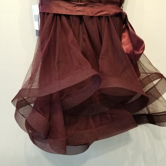 Jodi Kristopher NEW Mini Formal Dress Sleeveless Round Neck Women's Size 3 - Picture 12 of 16